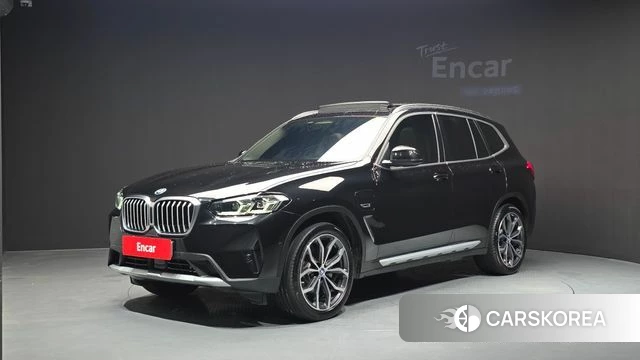 BMW X3 (G01) 2022 Черный из Кореи