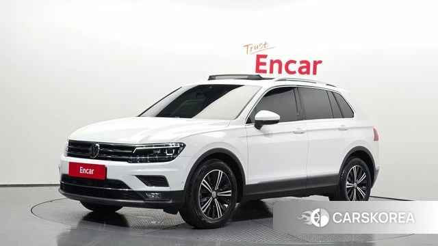 Volkswagen Tiguan second Generation 2020 Белый из Кореи