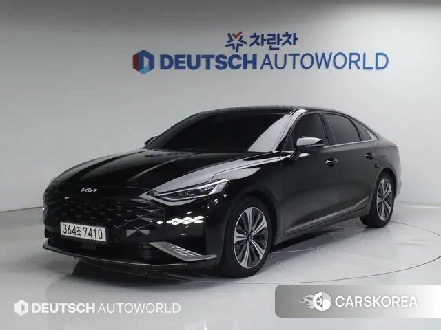 Kia K8 Hybrid 2021 Черный из Кореи