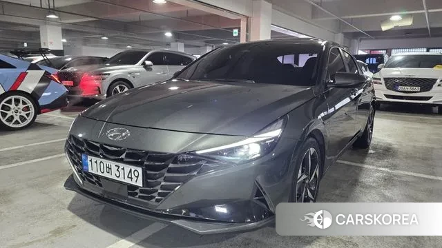 Hyundai Avante (CN7) 2022 Серый из Кореи