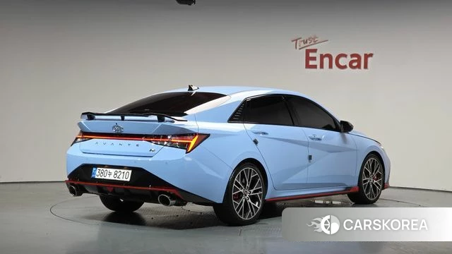 Hyundai Avante (CN7) 2022 Белый из Кореи