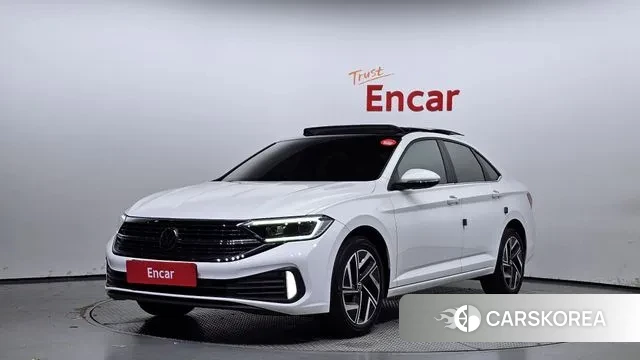 Volkswagen 7th Generation of Jetta 2022 Белый из Кореи