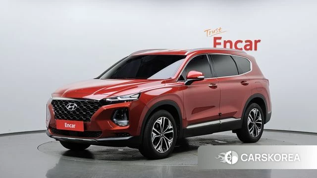 Hyundai Santa Fe TM 2019 Красный из Кореи