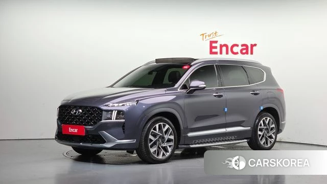 Hyundai The New Santa Fe 2021 Серый из Кореи
