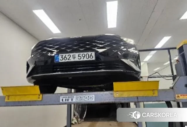 Kia K8 Hybrid 2021 Черный из Кореи