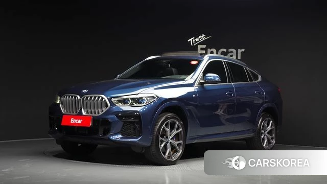 BMW X6 (G06) 2023 Синий из Кореи