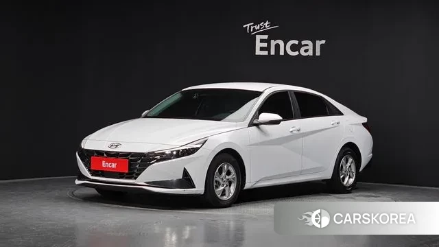 Hyundai Avante (CN7) 2021 Белый из Кореи