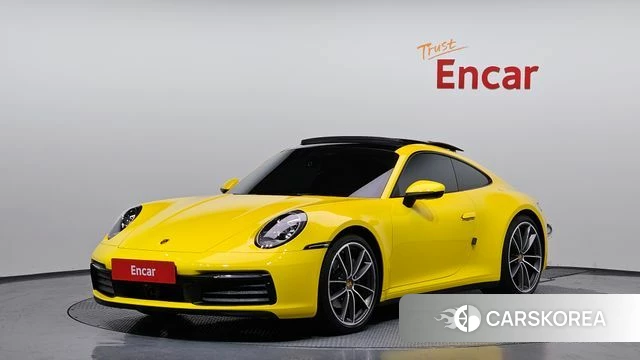 Porsche 911(992) 2021 Желтый из Кореи