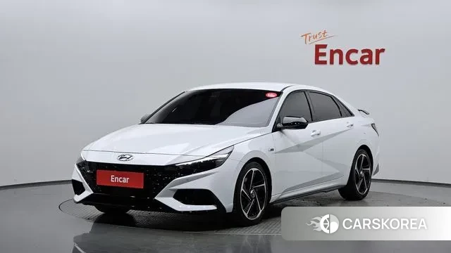 Hyundai Avante (CN7) 2020 Белый из Кореи