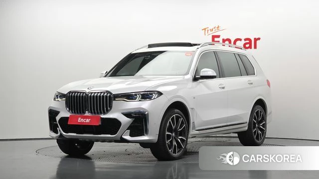 BMW X7 (G07) 2021 Белый из Кореи