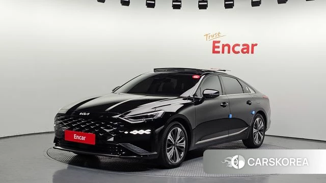 Kia K8 Hybrid 2023 Черный из Кореи