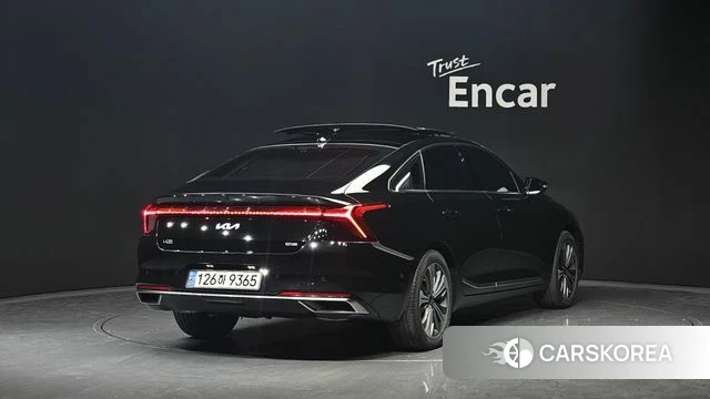 Kia K8 Hybrid 2022 Черный из Кореи