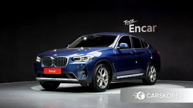 BMW X4 (G02) 2022 Синий из Кореи