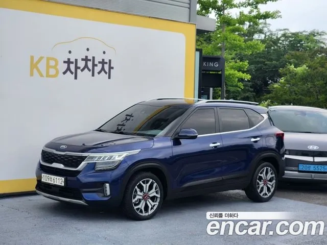 Kia Seltos 2020 Синий из Кореи