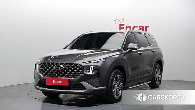 Hyundai The New Santa Fe 2021 Серый из Кореи