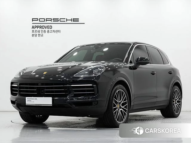 Porsche Cayenne (PO536) 2023 Черный из Кореи