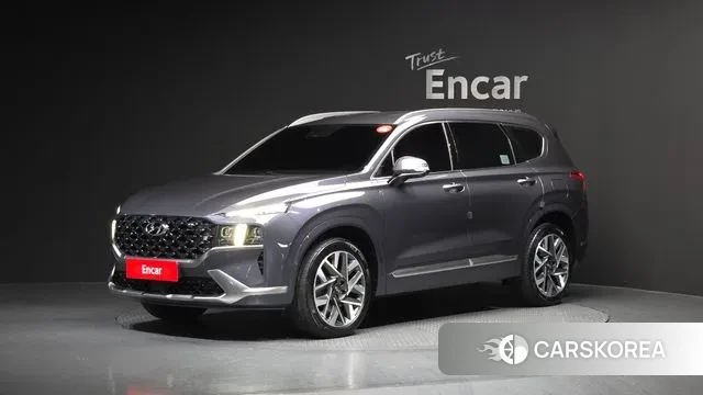 Hyundai The New Santa Fe 2022 Серый из Кореи