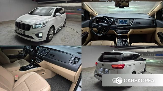 Kia The New Carnival 2020 Белый из Кореи