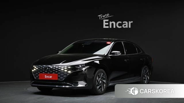 Hyundai The New Grandeur IG Hybrid 2020 Черный из Кореи
