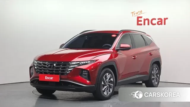 Hyundai Tucson Hybrid (NX4) 2020 Красный из Кореи