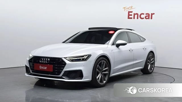 Audi A7 (4K) 2021 Белый из Кореи