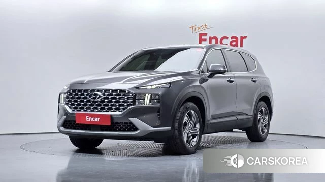 Hyundai The New Santa Fe 2021 Серый из Кореи