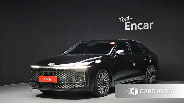Hyundai Grandeur Hybrid (GN7) 2023 Черный из Кореи