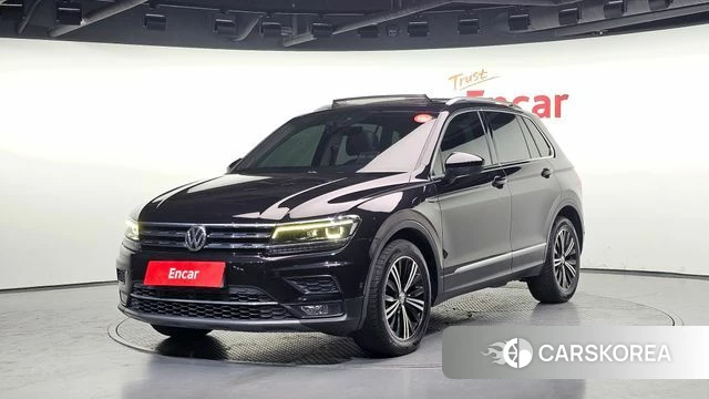 Volkswagen Tiguan second Generation 2020 Черный из Кореи