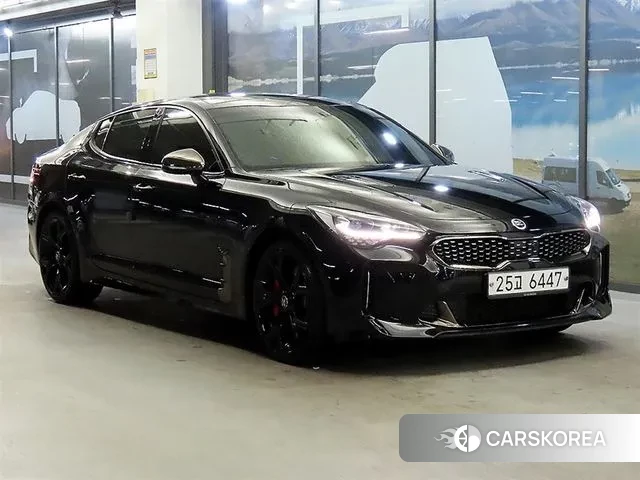Kia Stinger 2018 Черный из Кореи