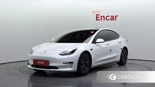 Tesla Model 3 2021 Белый из Кореи