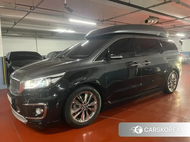 Kia All New Carnival 2018 Черный двухцветный из Кореи