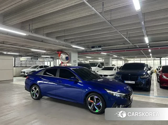 Hyundai Avante (CN7) 2020 Синий из Кореи