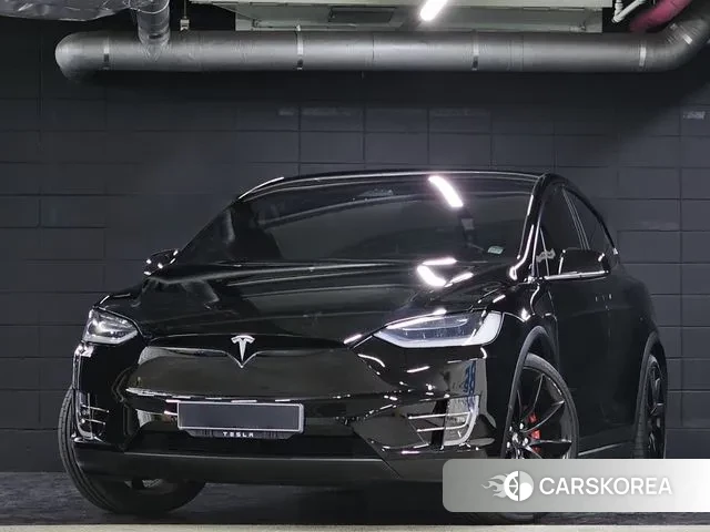 Tesla Model X 2019 Черный из Кореи