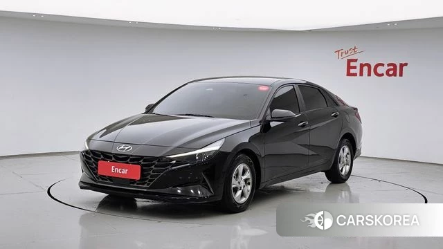 Hyundai Avante (CN7) 2021 Черный из Кореи