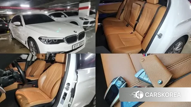 BMW 5 Series (G30) 2018 Белый из Кореи