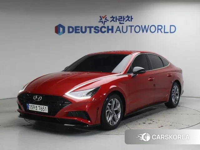 Hyundai Sonata (DN8) 2021 Красный из Кореи