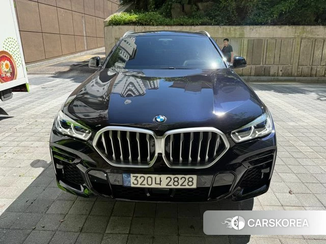 BMW X6 (G06) 2022 Черный из Кореи