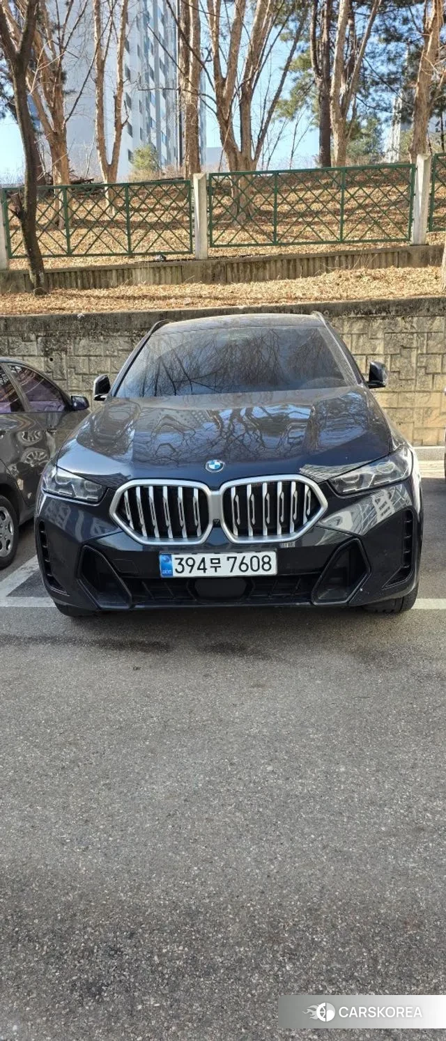 BMW X6 (G06) 2025 Черный из Кореи