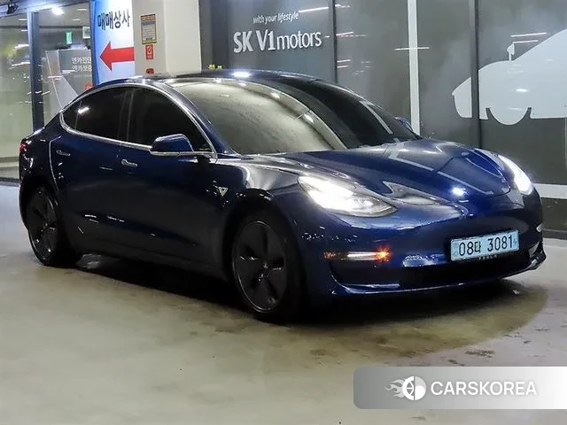 Tesla Model 3 2020 Синий из Кореи