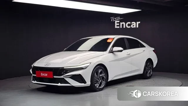 Hyundai The New Avante (CN7) 2023 Белый из Кореи