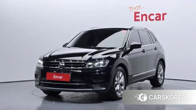 Volkswagen Tiguan second Generation 2020 Синий из Кореи