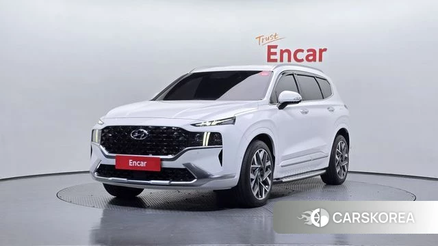 Hyundai The New Santa Fe 2021 Белый из Кореи