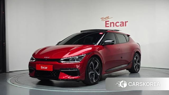 Kia EV6 2021 Красный из Кореи