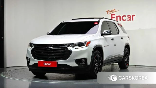 Chevrolet (GM Daewoo) Traverse 2021 Белый из Кореи