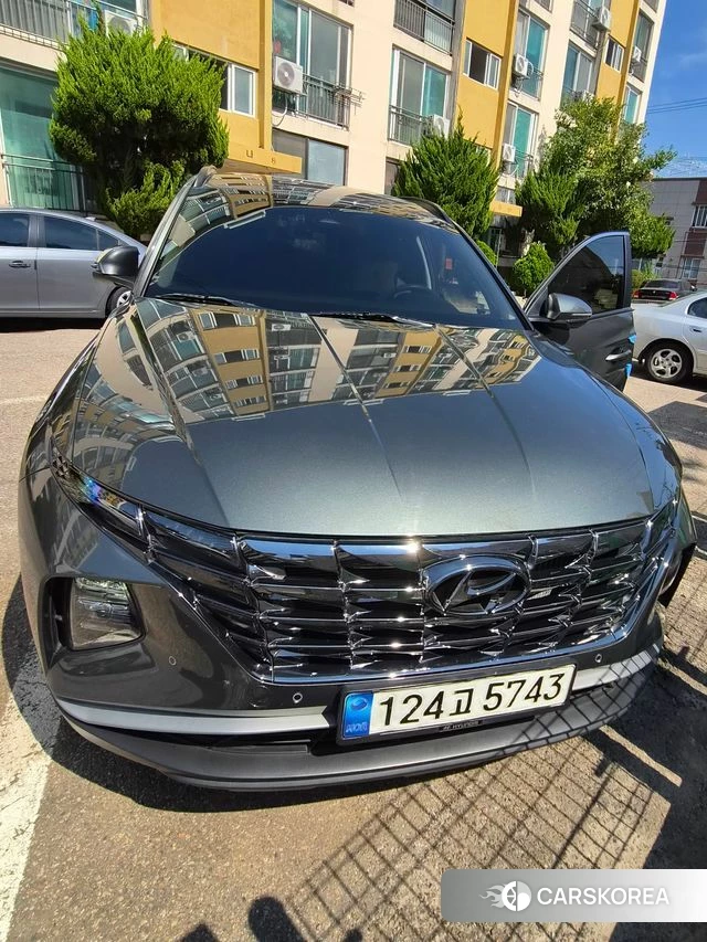 Hyundai The New Tucson (NX4) 2023 Серый из Кореи