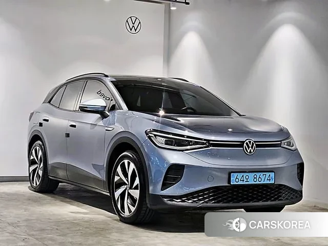 Volkswagen ID.4 2023 Небесно-голубой из Кореи