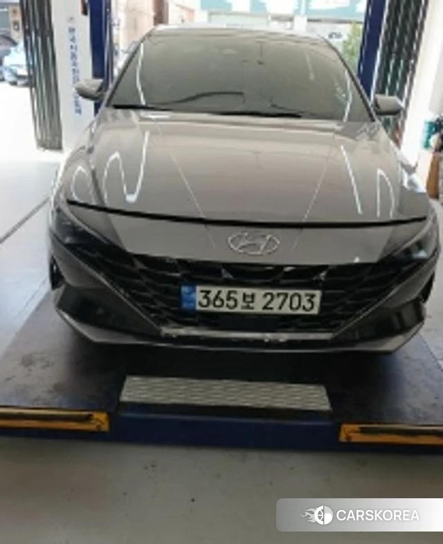 Hyundai Avante (CN7) 2022 Серый из Кореи