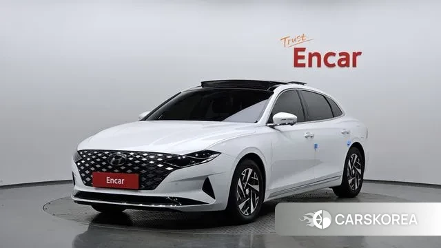 Hyundai The New Grandeur IG Hybrid 2021 Белый из Кореи