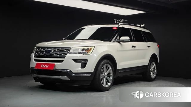 Ford Explorer 2018 Белый из Кореи