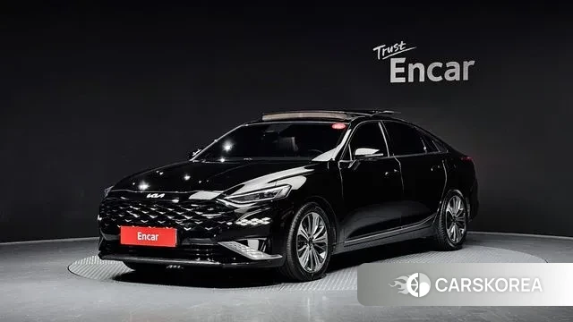 Kia K8 Hybrid 2022 Черный из Кореи